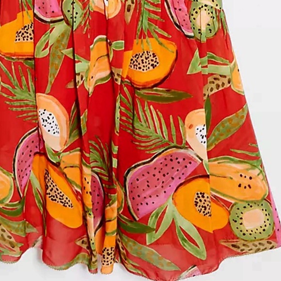 Anthropologie Farm Rio Papayas Maxi Dress - Picture 10 of 10